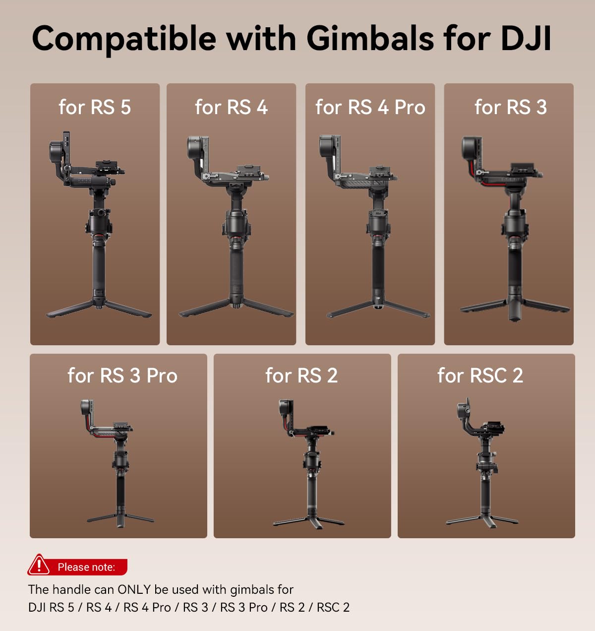 Amazon | SMALLRIG デュアルハンドルハンドグリップ DJI RS 5 / RS 4